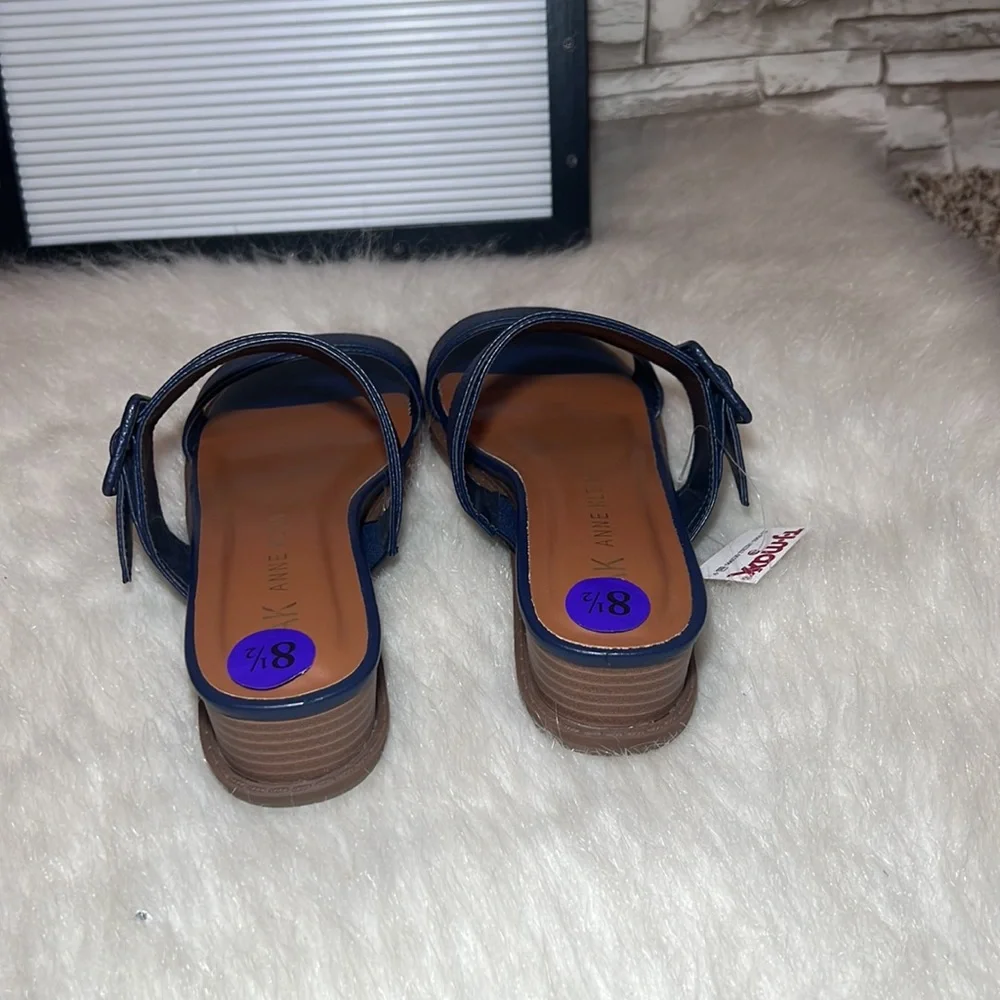 ANNE KLEIN AK Wedge Sandals Shoes.